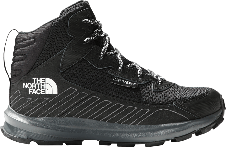 The North Face Kids' Fastpack Waterproof Mid Hiking Boots TNF Black/TNF Black The North Face