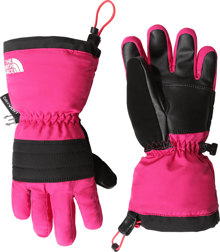 Kids' Montana Ski Etip Gloves Fuschia Pink-TNF Black The North Face