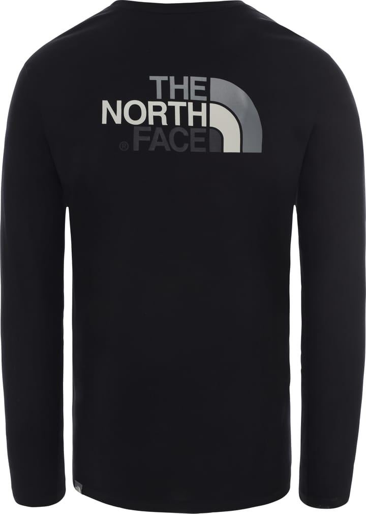 Men's Easy Long-Sleeve T-Shirt TNF BLACK/ZINC GREY The North Face