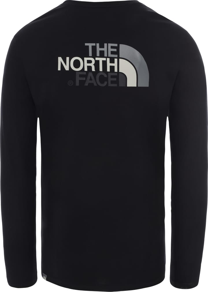 The North Face Men's Easy Long-Sleeve T-Shirt TNF Black/Zinc Grey The North Face The North Face Men's Easy Long-Sleeve T-Shirt TNF Black/Zinc Grey The North Face