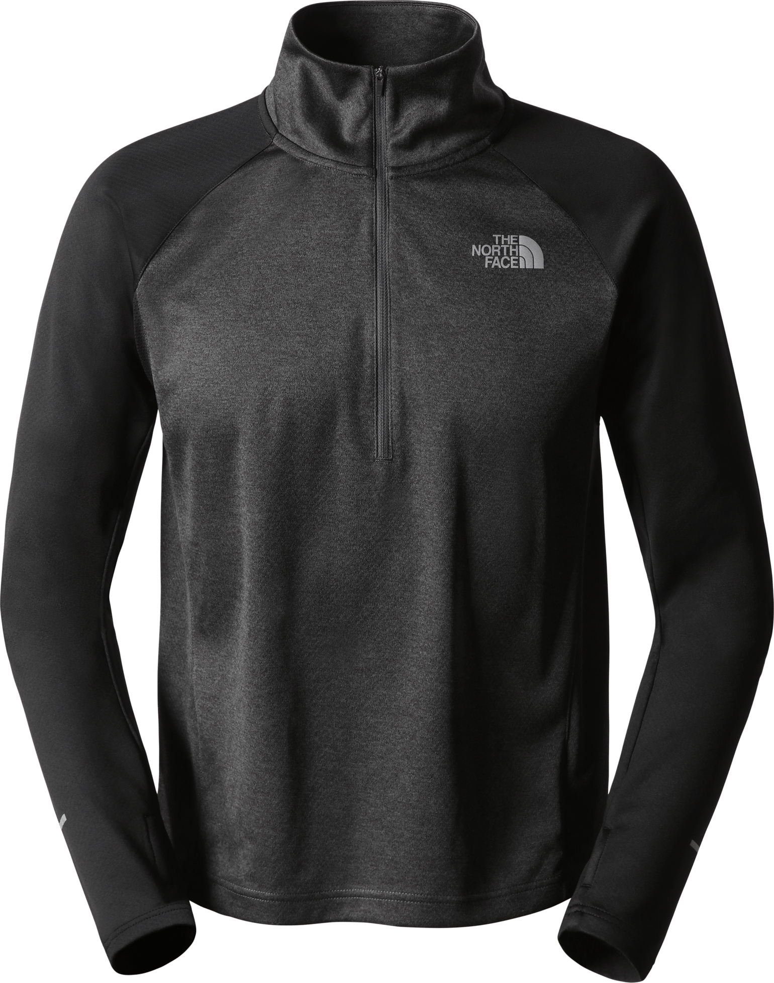 The North Face Men's 1/4 Zip Run Fleece Tnf Black/Asphalt Grey