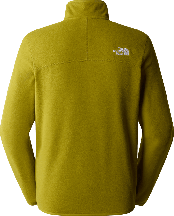 Men's 100 Glacier 1/4 Zip Fleece TNF MEDIUM GREY HEAT The North Face