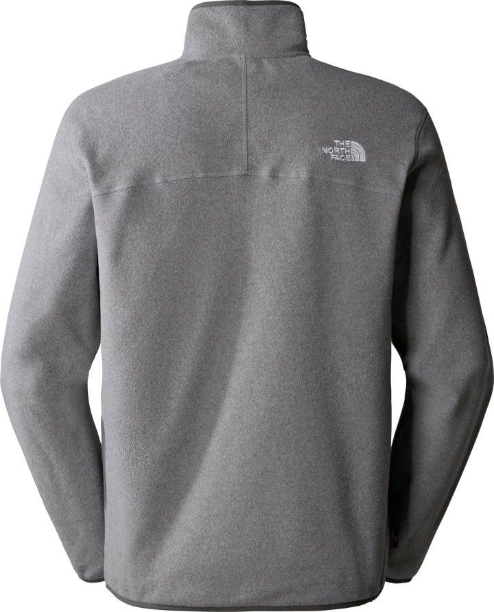 Men's 100 Glacier 1/4 Zip Fleece TNF MEDIUM GREY HEAT The North Face