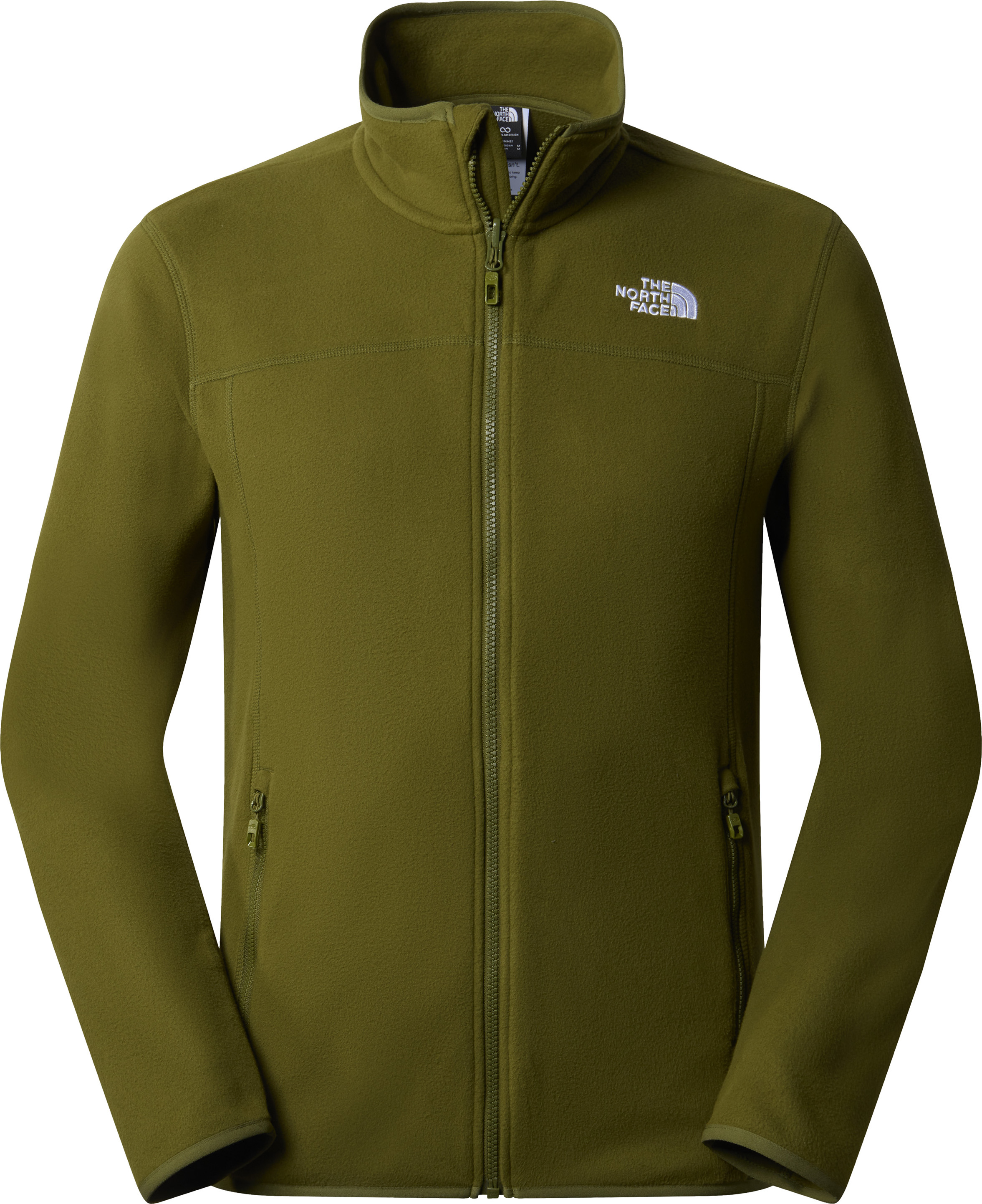 The North Face The North Face Men's 100 Glacier Full-Zip Fleece Forest Olive L, Forest Olive