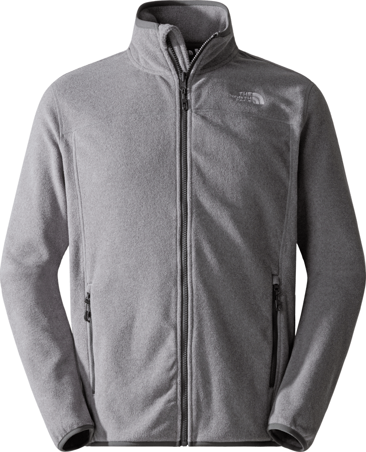 The North Face Men's 100 Glacier Full-Zip Fleece TNF Medium Grey Heat The North Face