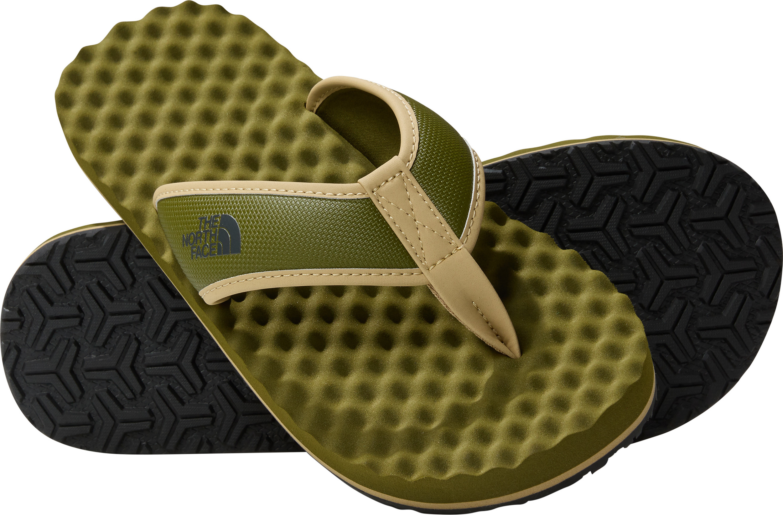 The North Face Men's Base Cap II Flip-Flops Forest Olive/Forest Oli 39, Forest Olive/Forest Oli