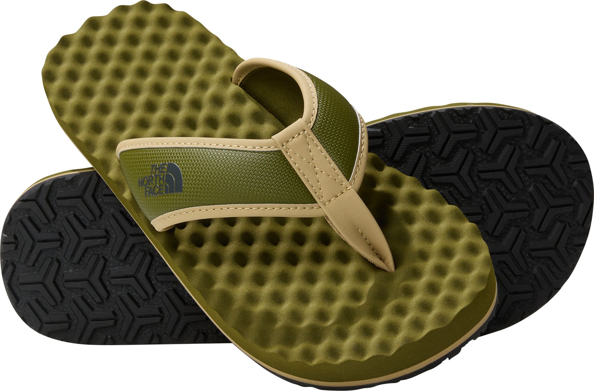 The North Face Men's Base Camp II Flip-Flops Forest Olive/Forest