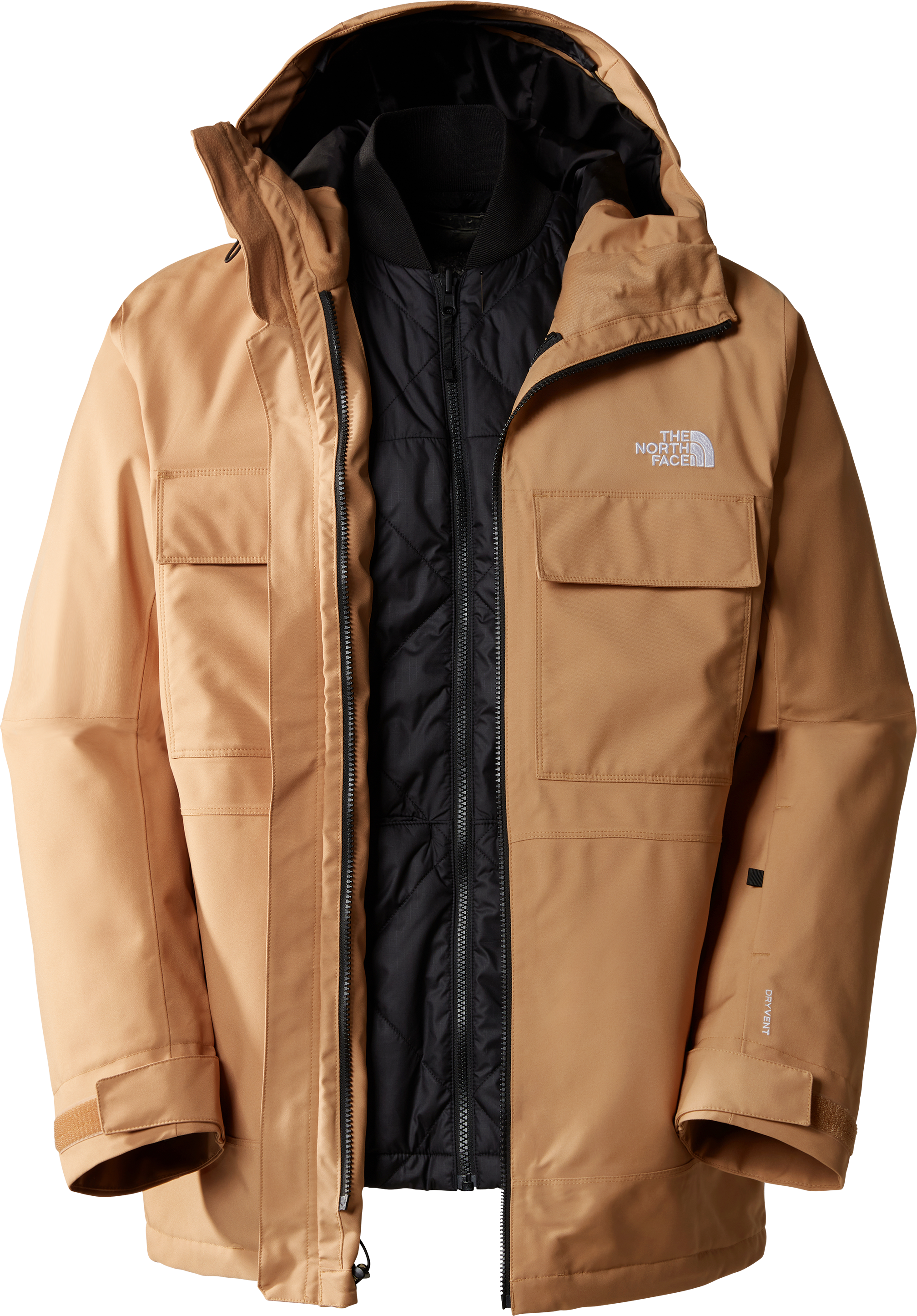 Men’s Fourbarrel Triclimate Jacket ALMOND BUTTER/TNF BLACK