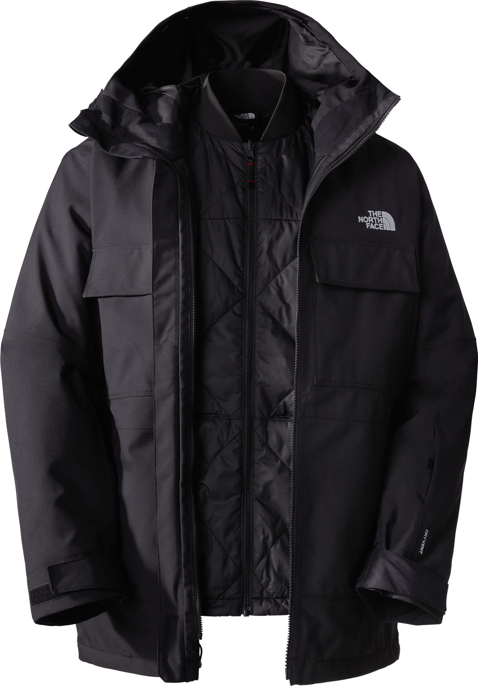 Men's Fourbarrel Triclimate Jacket TNF BLACK
