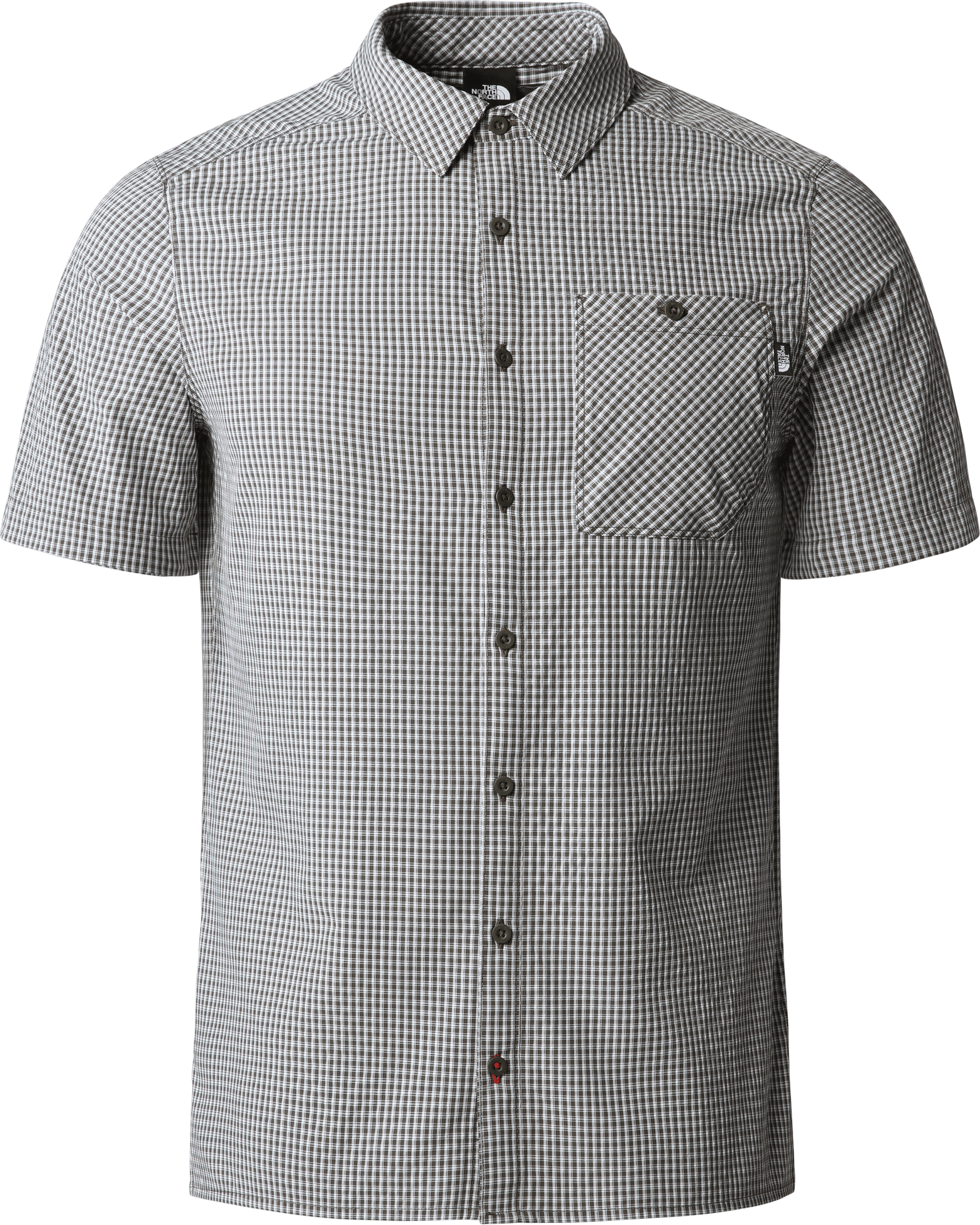 The North Face Men's Hypress Shirt New Taupe Green Plaid