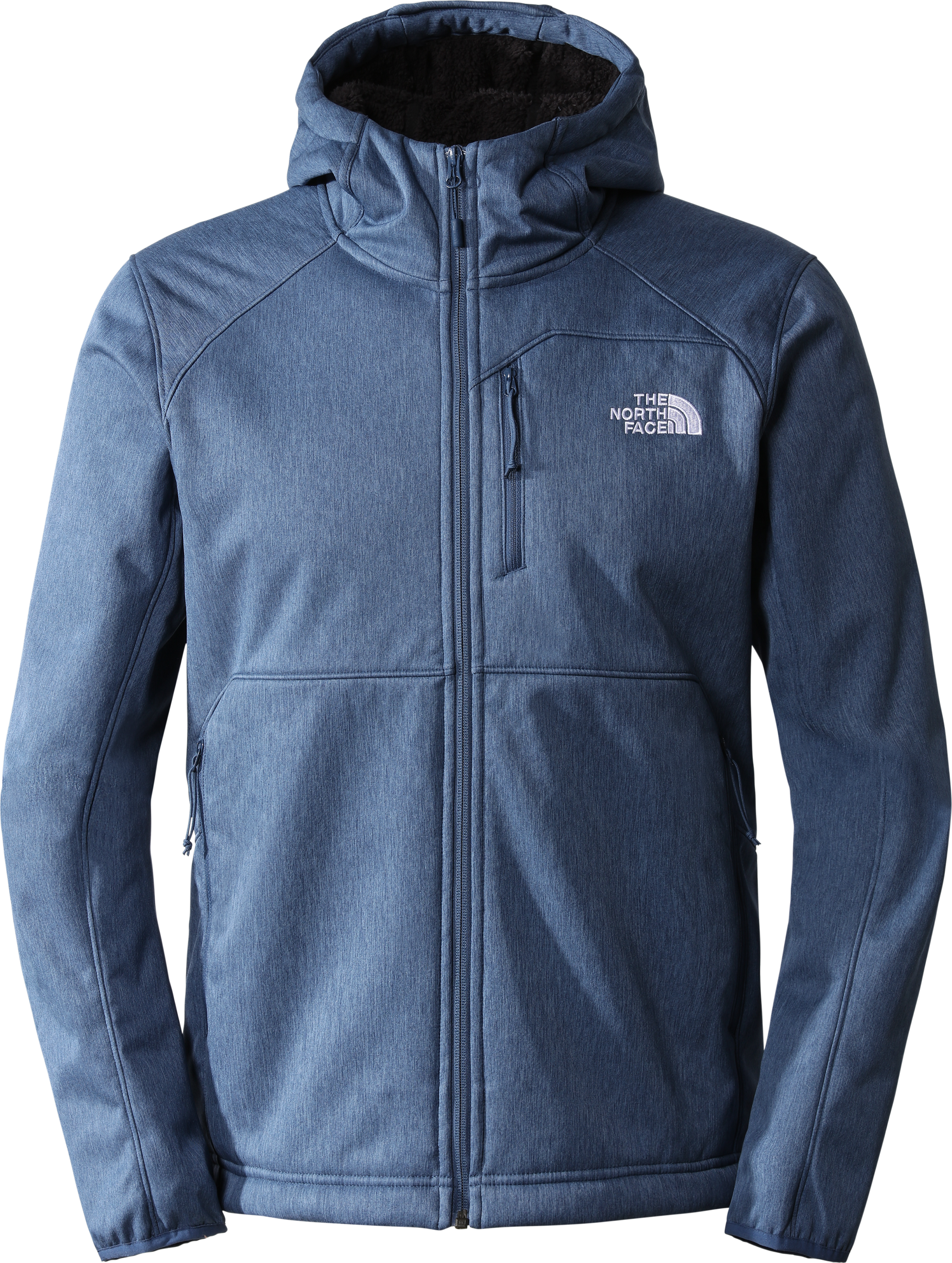 Men's Quest Hooded Softshell Jacket Shady Blue Dark Heather