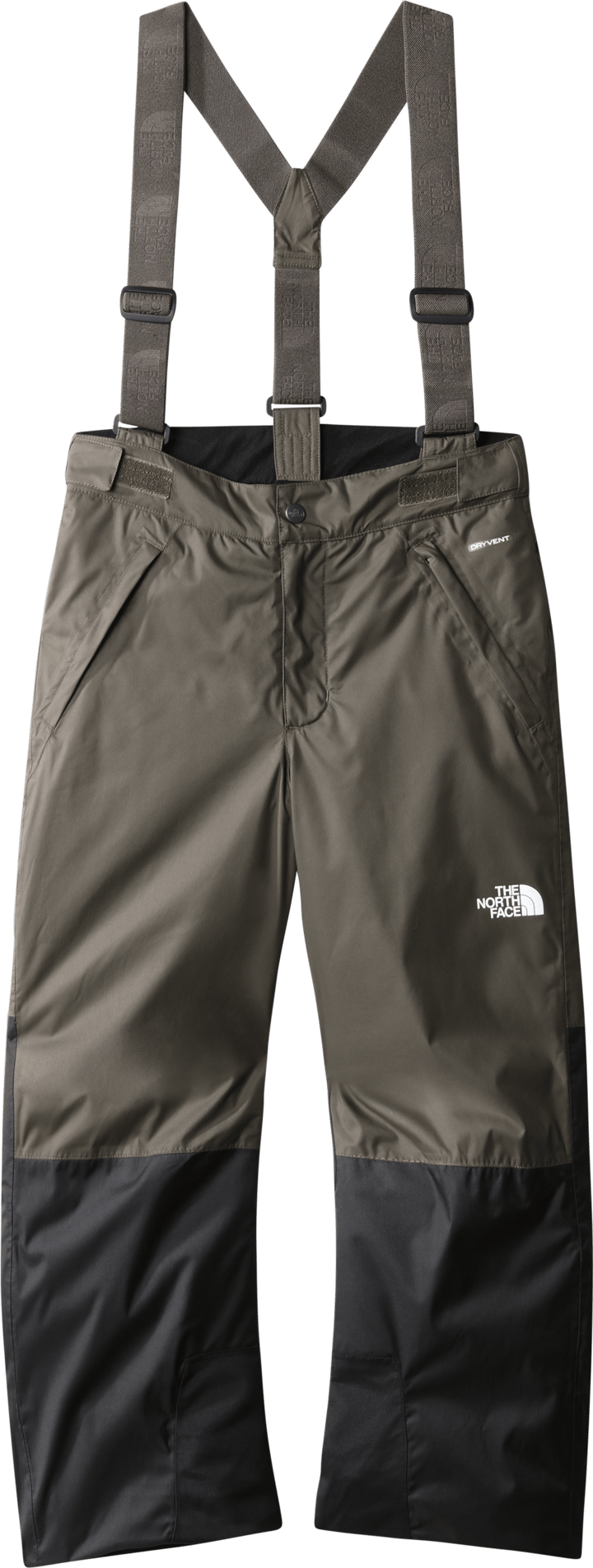 Kids' Snowquest Bib Trousers New Taupe Green The North Face