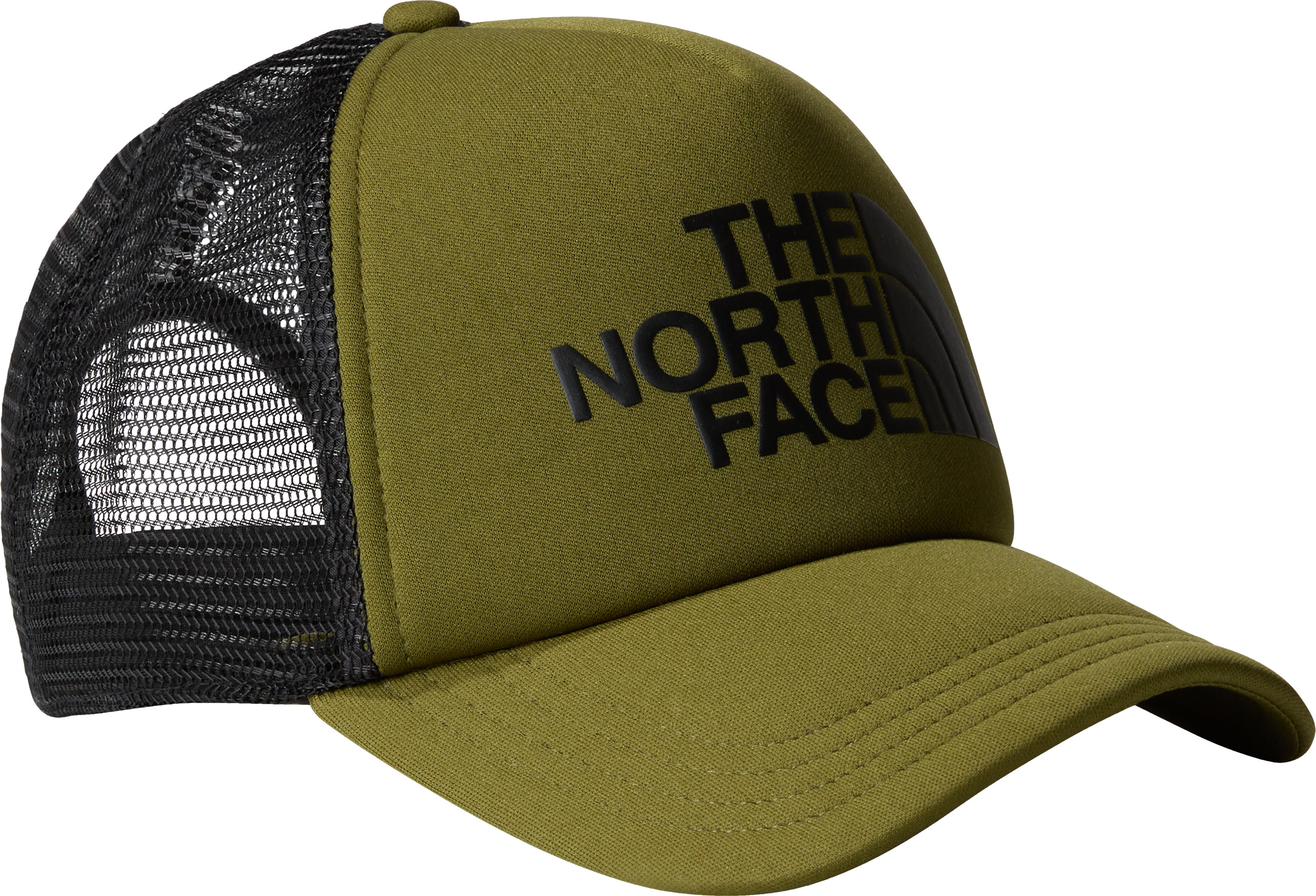 The North Face TNF Logo Trucker Cap Forest Olive/Tnf Black OneSize, Forest Olive/TNF Black