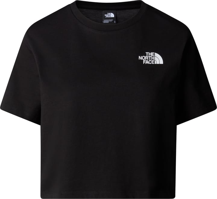 The North Face W Cropped Simple Dome Tee TNF Black The North Face