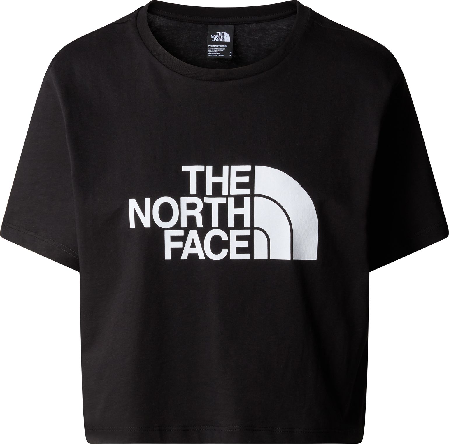The North Face W S/S Cropped Easy Tee TNF Black