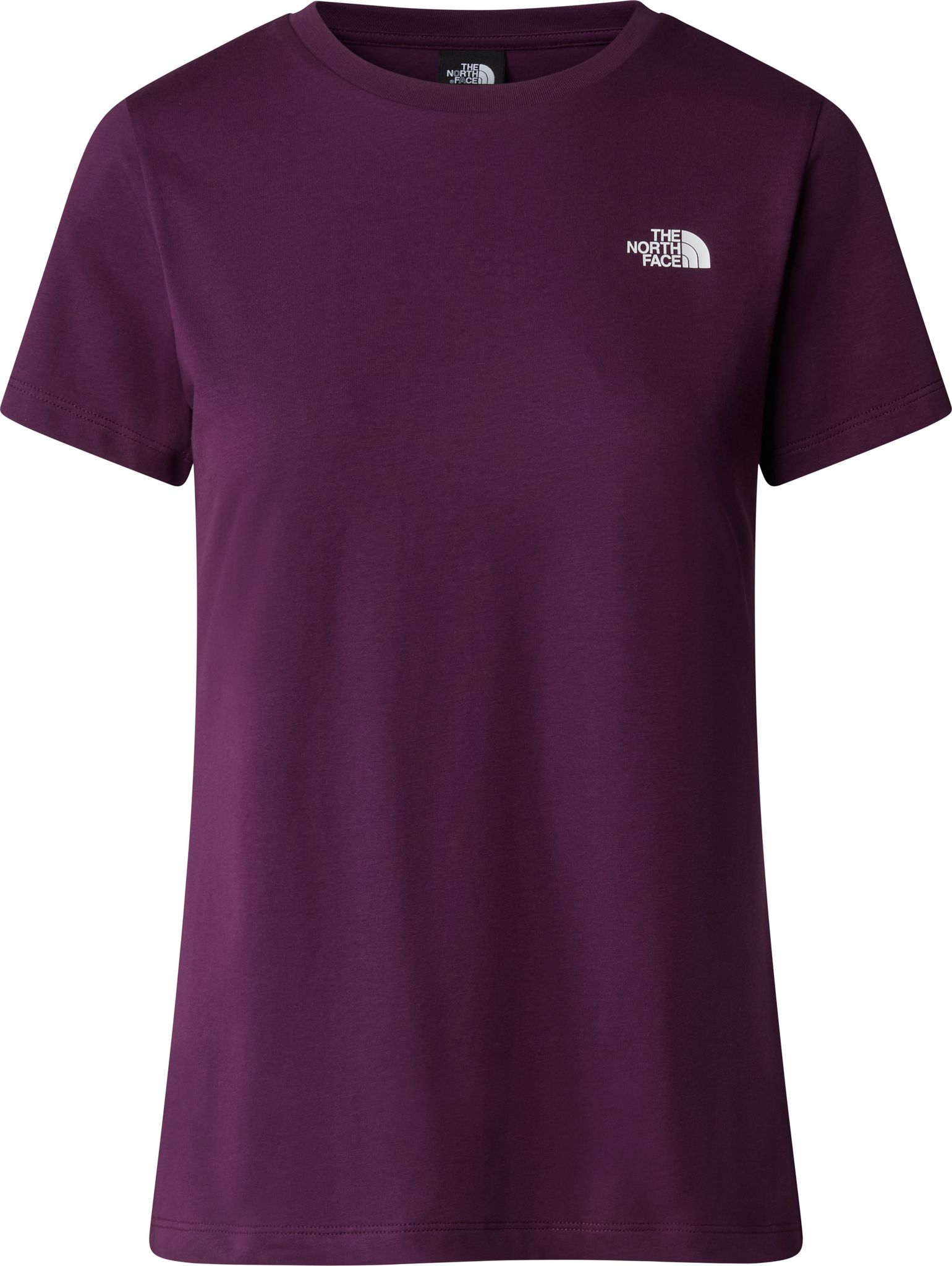 The North Face W S/S Simple Dome Tee Black Currant Purple