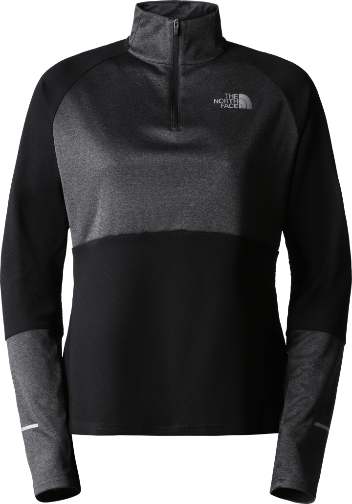 Women's 1/4 Zip Run Fleece TNFBLK/ASPHALTGRYLTHEATHR The North Face