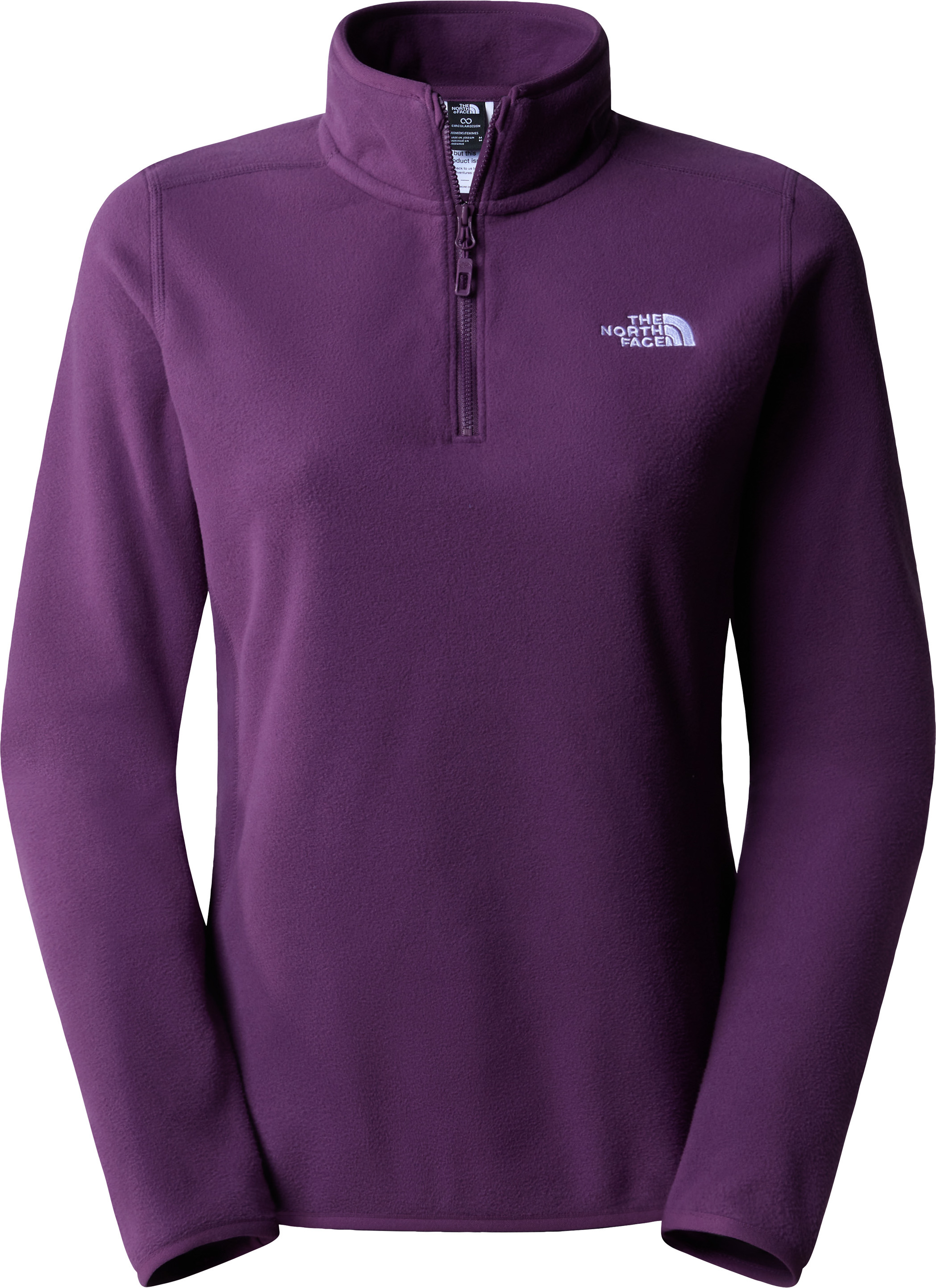 Women’s 100 Glacier 1/4 Zip Black Currant Purple