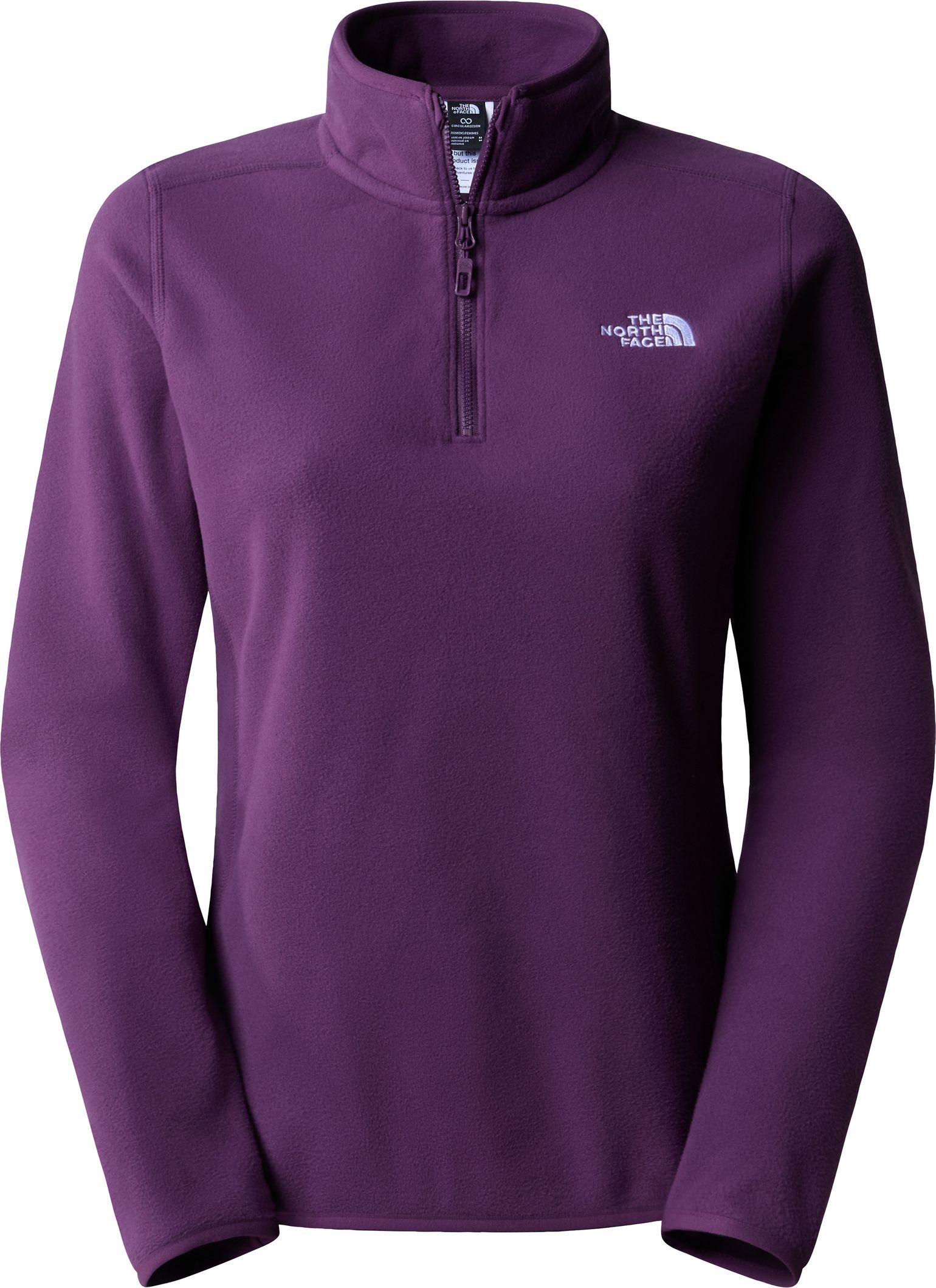 Women's 100 Glacier 1/4 Zip Black Currant Purple