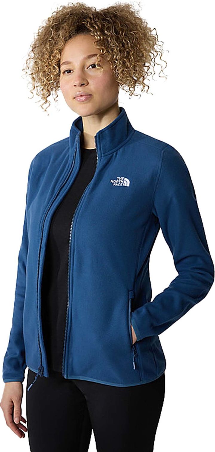 Women's 100 Glacier Full-Zip Fleece SHADY BLUE The North Face