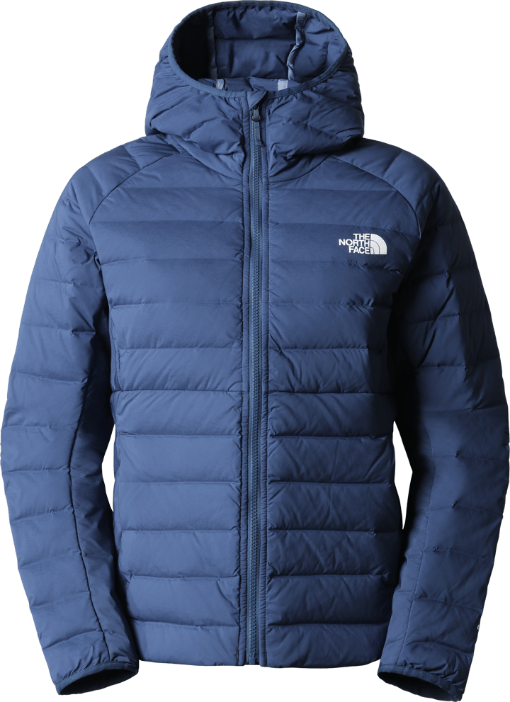 Women's Belleview Stretch Down Hoodie SHADY BLUE The North Face