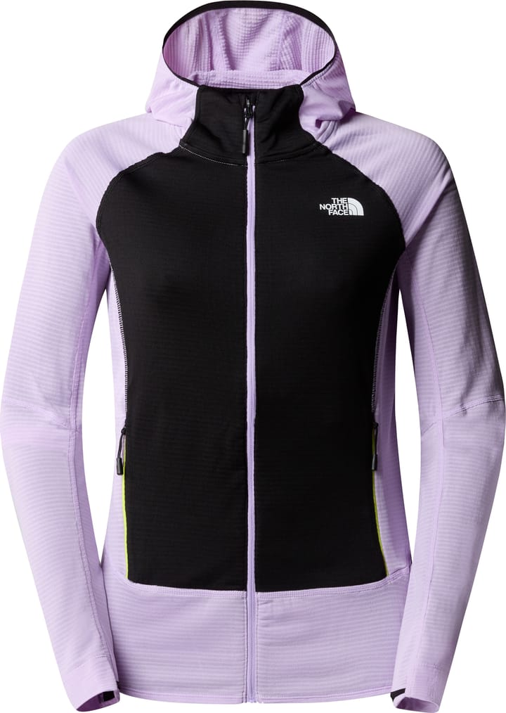 The North Face Women's Bolt Polartec Hoodie Lite Lilac/TNF Black/Fizz Lime The North Face