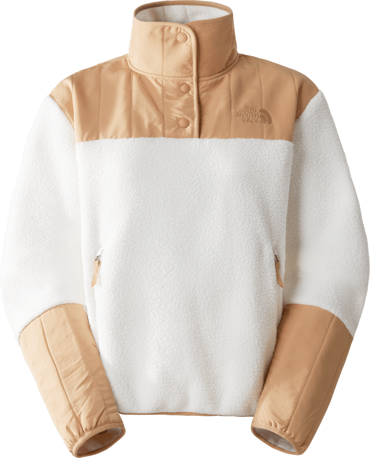 The North Face Women's Cragmont 1/4 Neck Fleece Gardenia White/Almond Butter The North Face