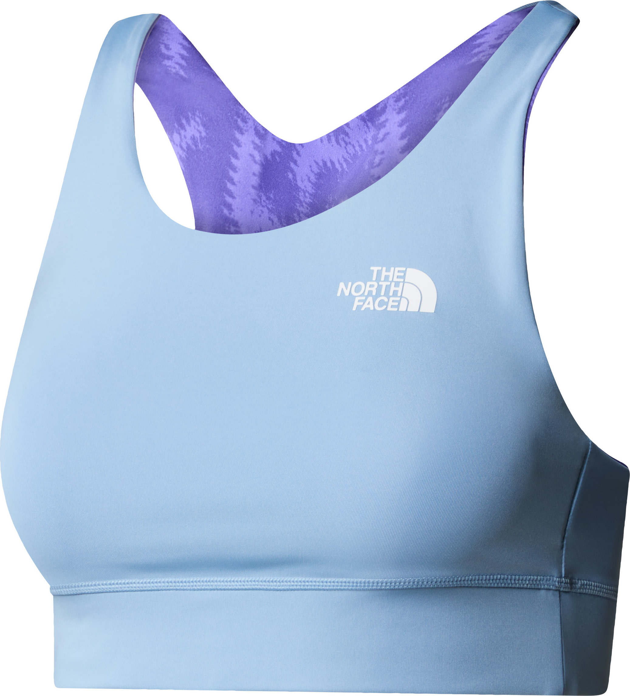 The North Face Women’s Flex Printed Bra Optic Violet Abstract P