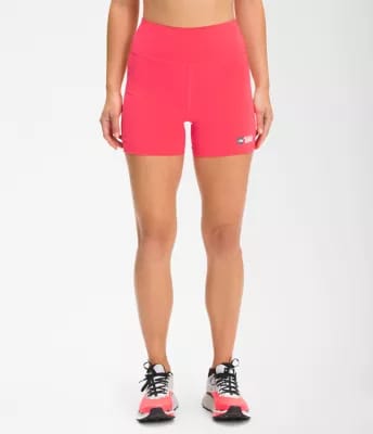 The North Face Women's Movmynt 5" Tight Shorts Brilliant Coral The North Face