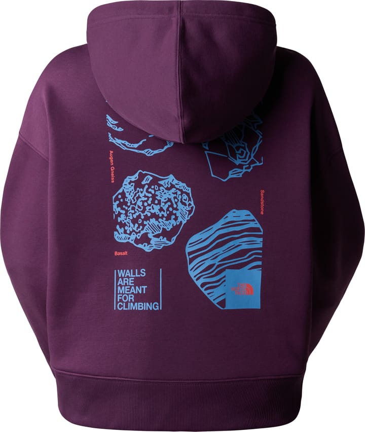 The North Face Women's Outdoor Graphic Hoodie Black Currant Purple The North Face