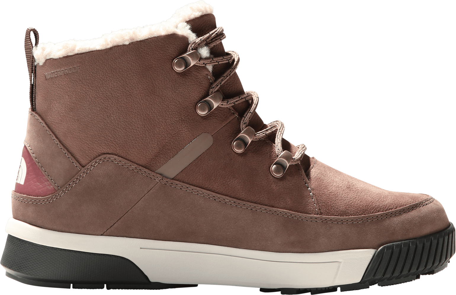 The North Face Women's Sierra Mid Lace Waterproof Deep Taupe/Wild Ginger