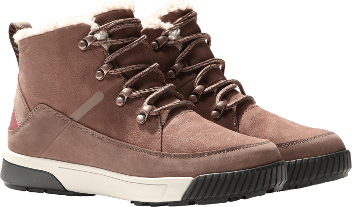 The North Face Women's Sierra Mid Lace Waterproof Deep Taupe/Wild Ginger The North Face