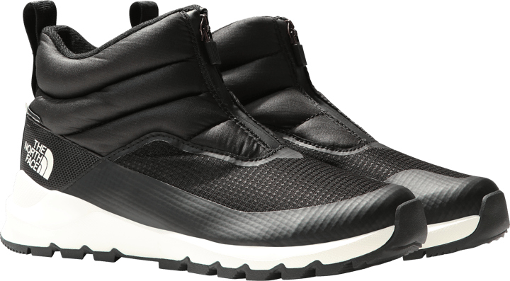 The North Face Women's Thermoball Progressive II WP Zip-Up Winter Boots TNF BLACK/GARDENIA WHITE The North Face