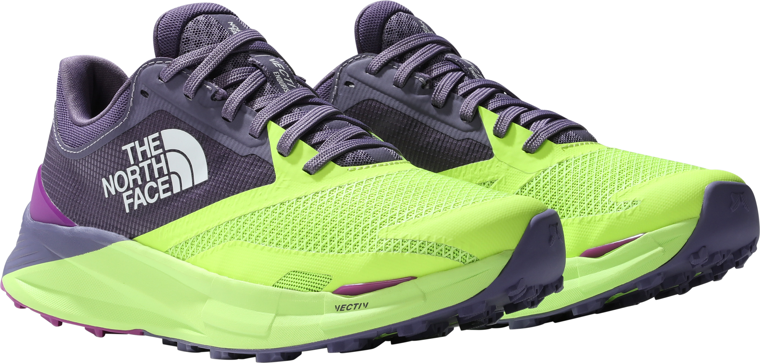 The North Face Women's VECTIV Enduris 3 LED Yellow/Lunar Slate Träningsskor 39.5