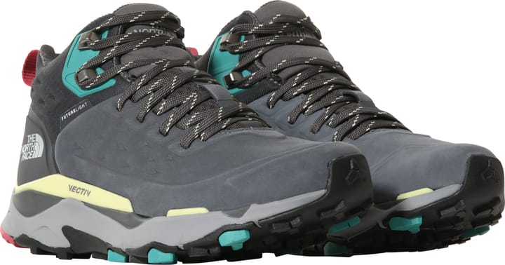 The North Face Women's Vectiv Exploris Mid FutureLight Leather Vanadis Grey/Asphalt Grey The North Face