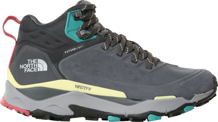 The North Face Women's Vectiv Exploris Mid FutureLight Leather Vanadis Grey/Asphalt Grey The North Face