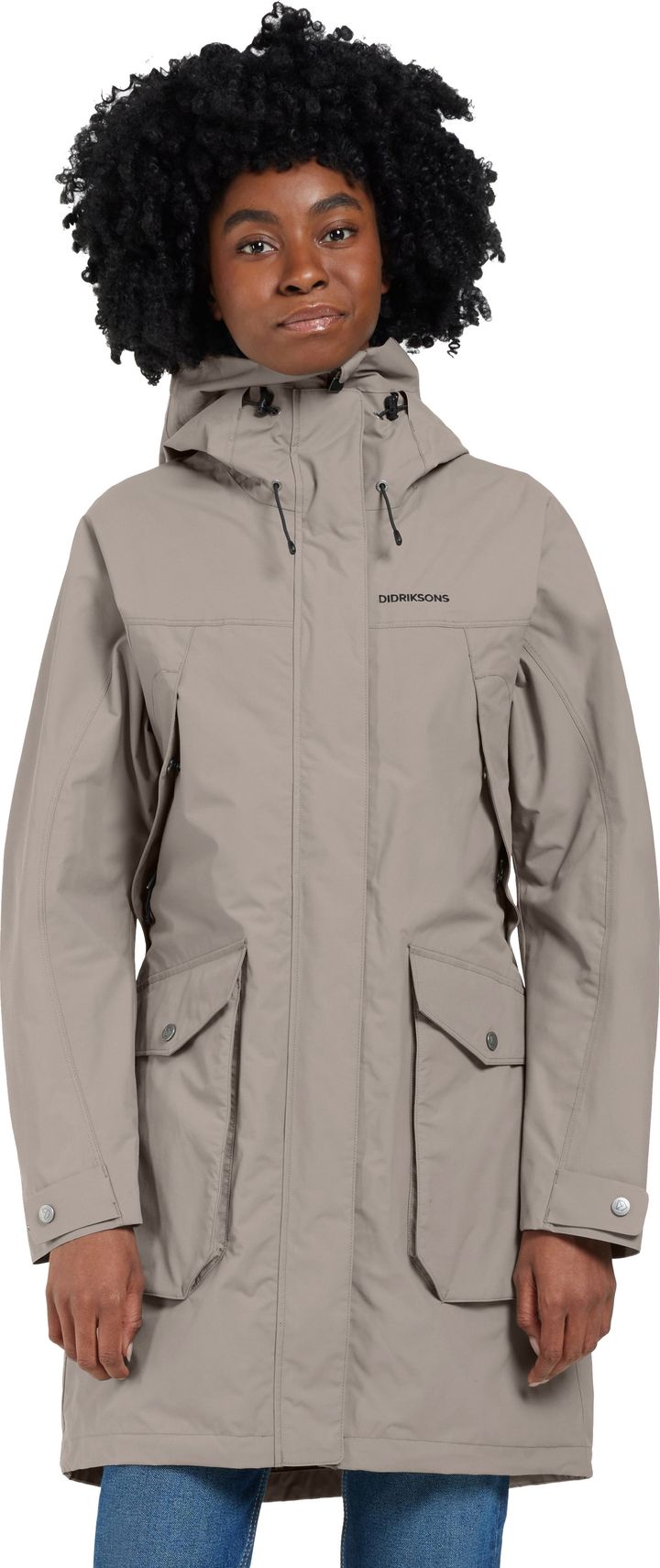 Didriksons Women's Thelma Parka 10 Ash Brown Didriksons Didriksons Women's Thelma Parka 10 Ash Brown Didriksons