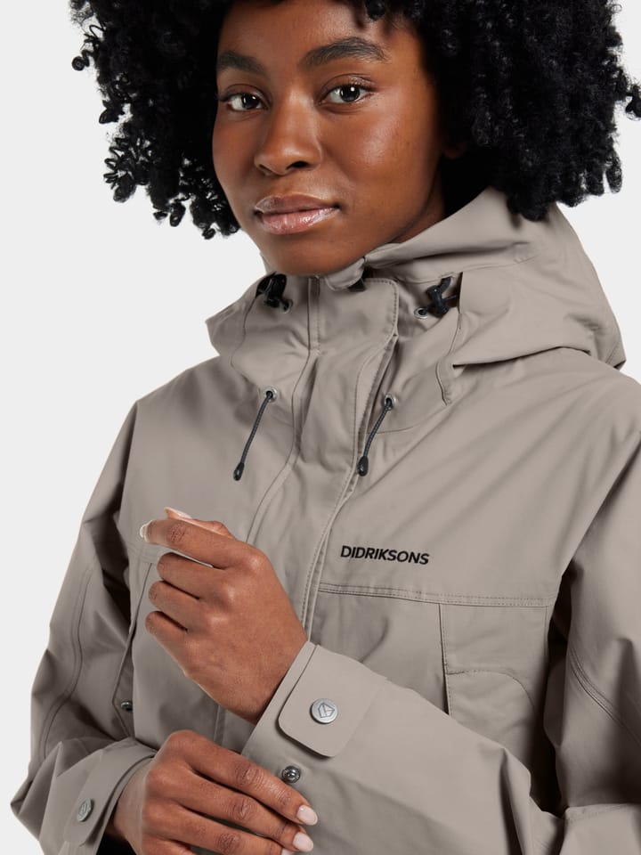 Didriksons Women's Thelma Parka 10 Ash Brown Didriksons Didriksons Women's Thelma Parka 10 Ash Brown Didriksons
