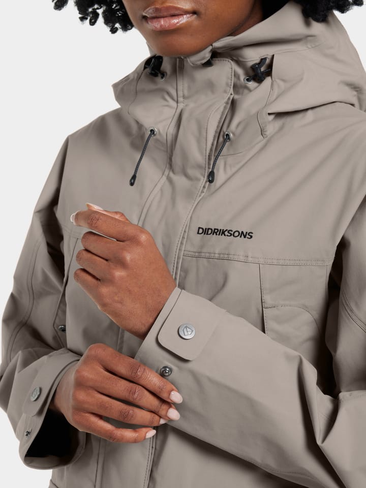 Didriksons Women's Thelma Parka 10 Ash Brown Didriksons Didriksons Women's Thelma Parka 10 Ash Brown Didriksons
