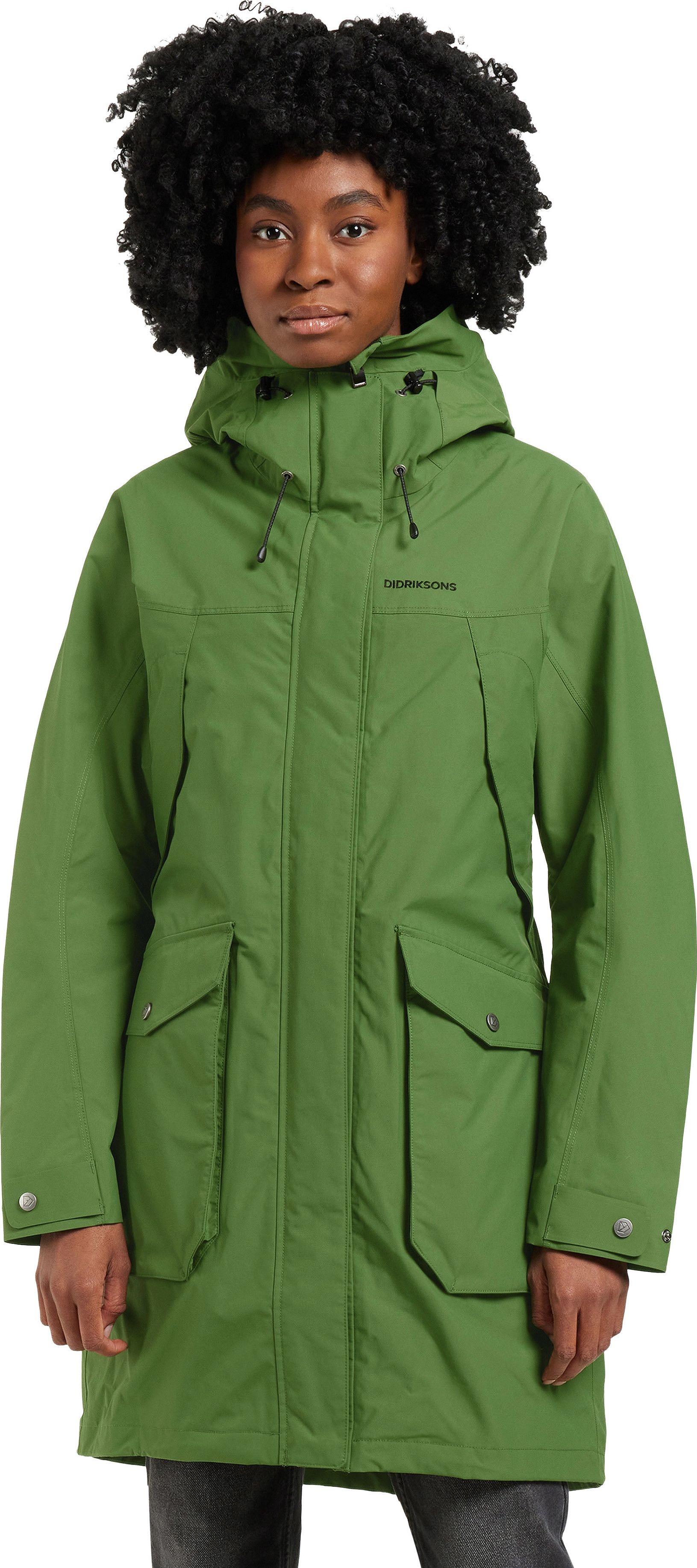 Didriksons Women's Thelma Parka 10 Velvet Green | Buy Didriksons