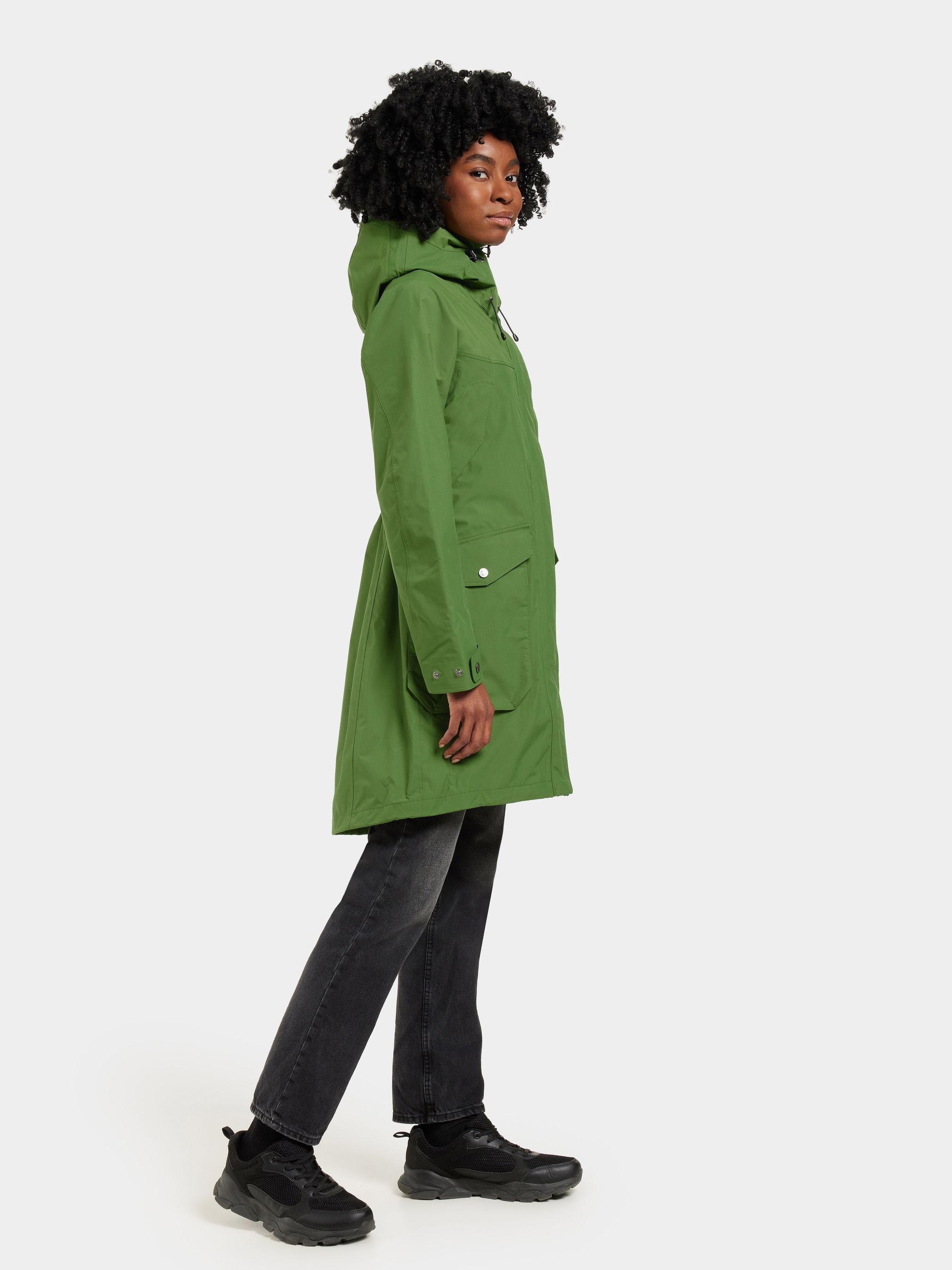 Didriksons Women's Thelma Parka 10 Velvet Green | Buy Didriksons
