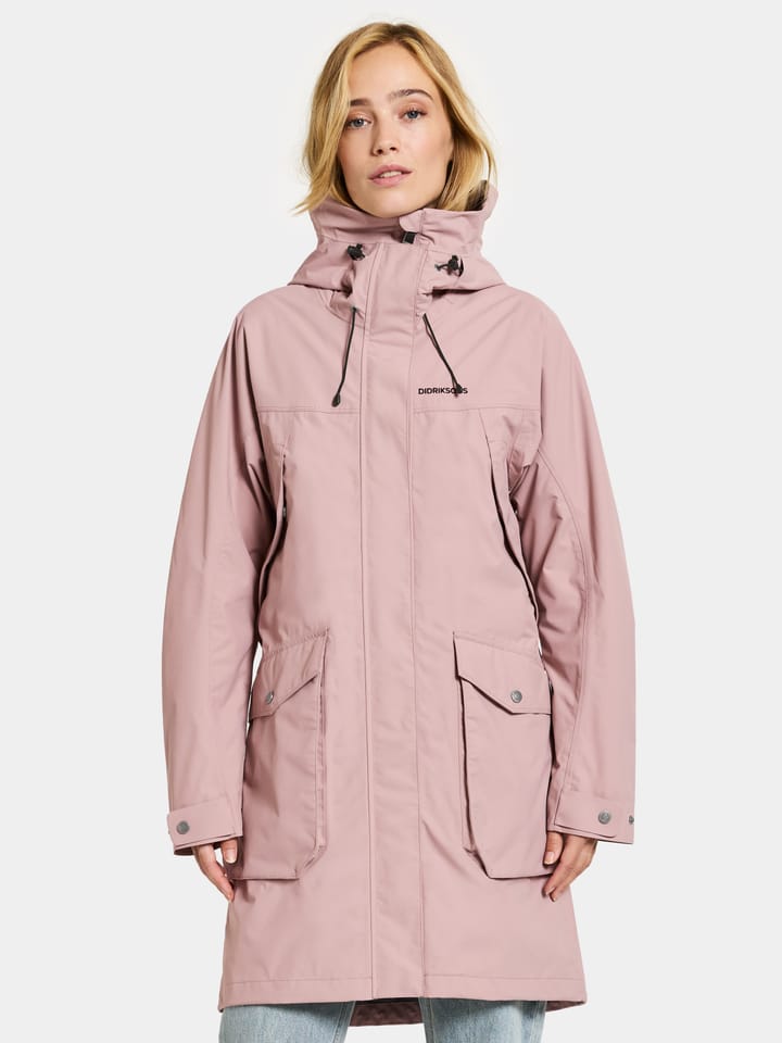 Women's Thelma Parka 10 Oyster Lilac Didriksons