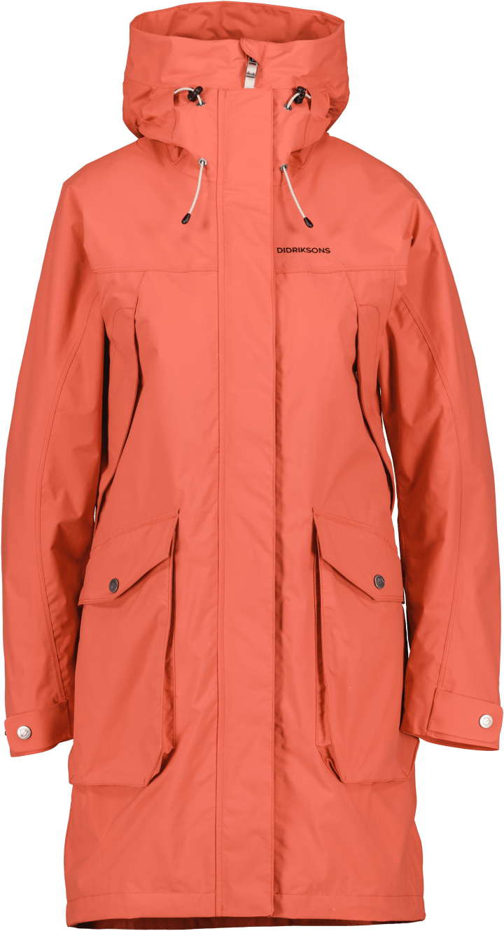 Women's Thelma Parka 10 Brique Red Didriksons