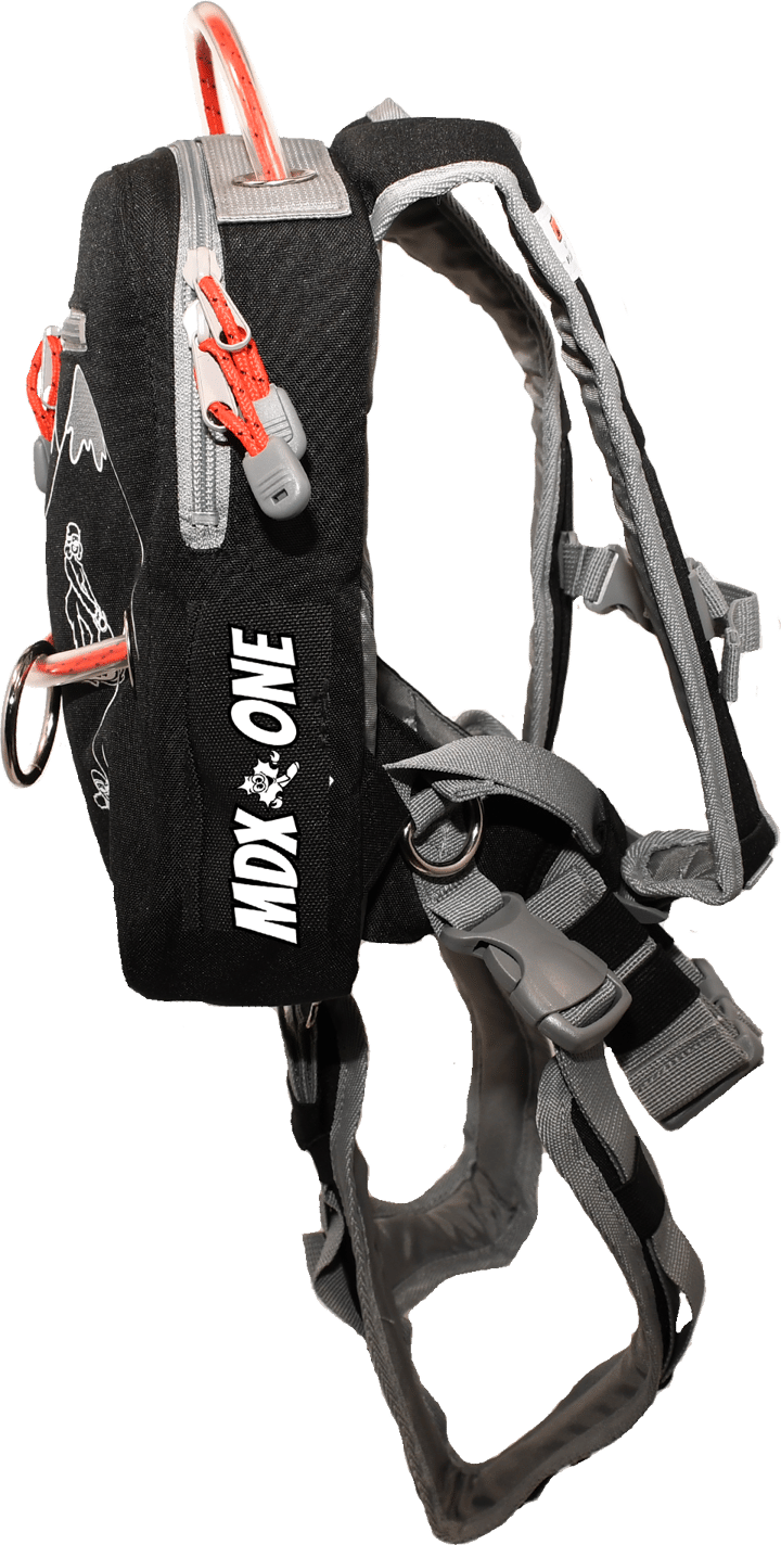 MDXone The One Snowboard And Ski Backpack Harness Black MDXone