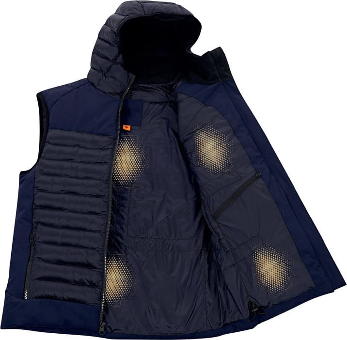 Men's Power Vest Urban Dark Blue Therm-ic