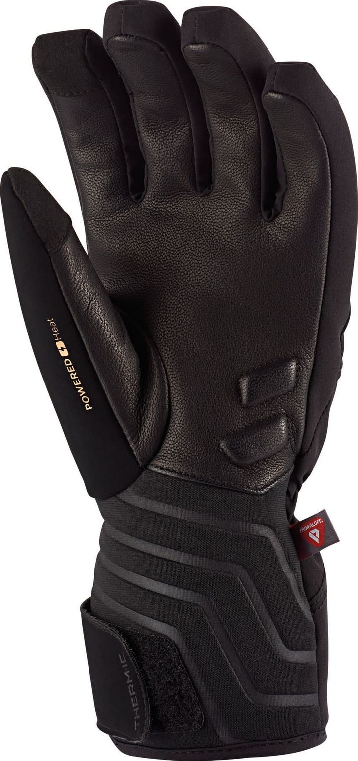 Men's Power Gloves Ski Light Boost Black Therm-ic