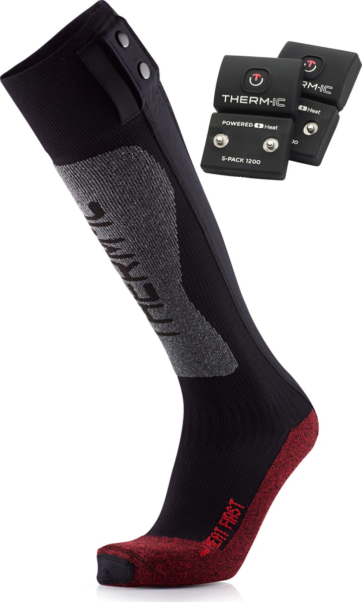 Sock Set Heat First+1200 Black Therm-ic