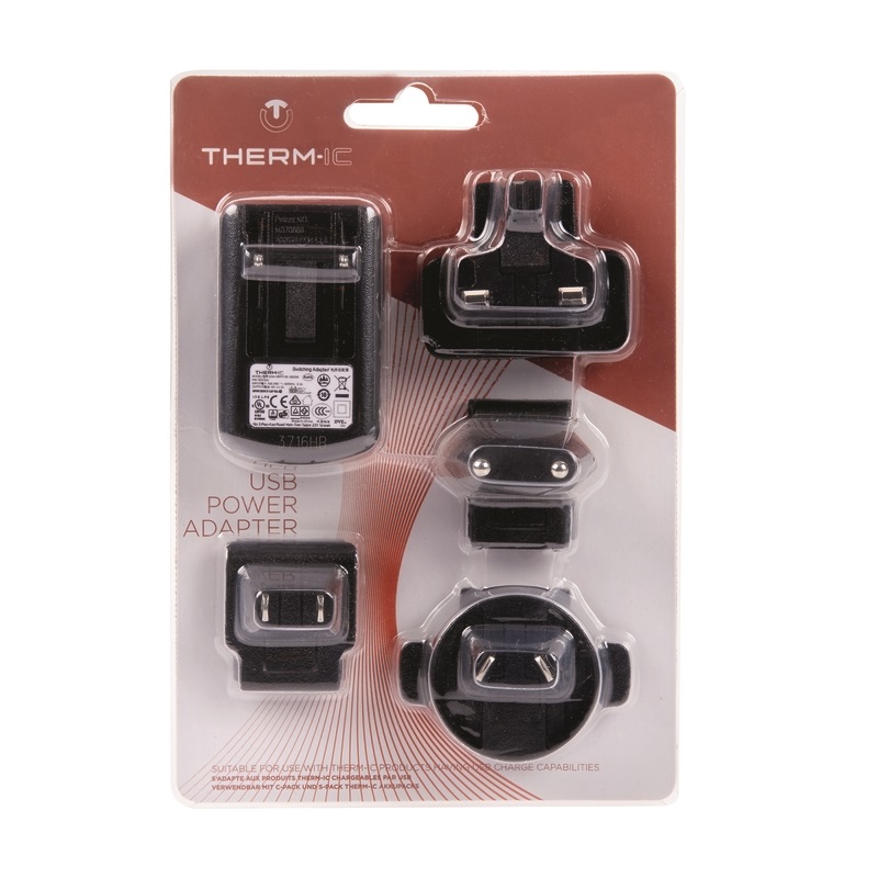 therm-ic USB Power Adapter Black
