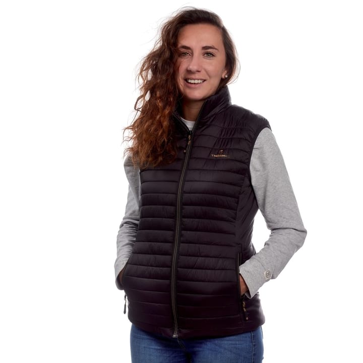 Heated Vest Women Black Therm-ic