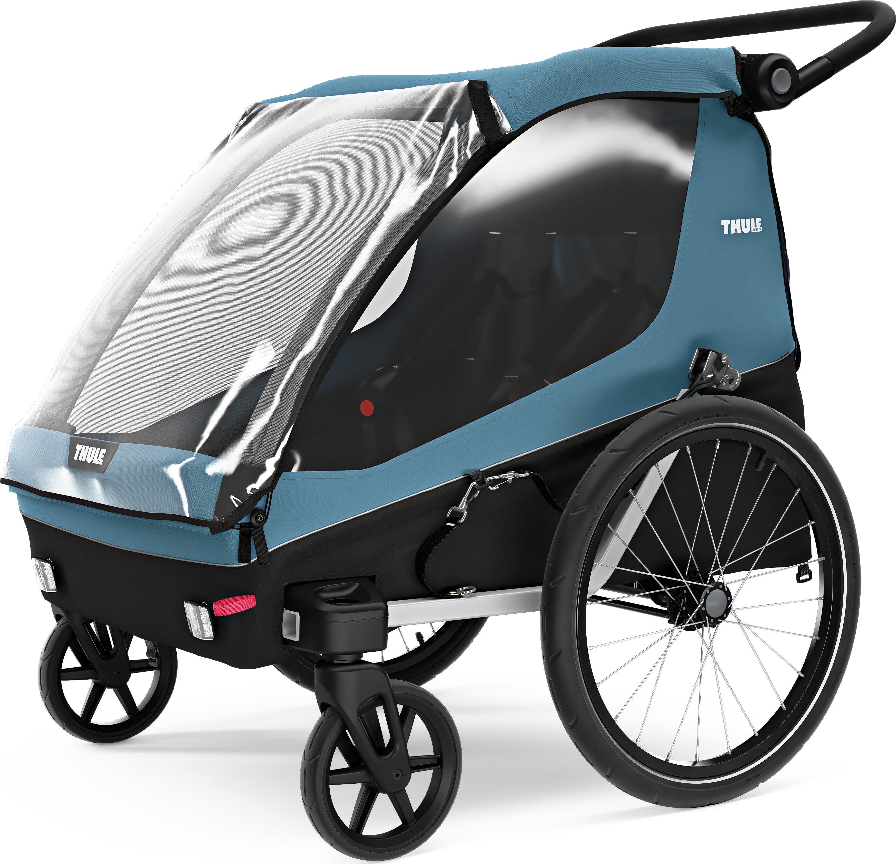 Thule Courier 2 Aegean Blue Cykel- & Barnvagnar OneSize